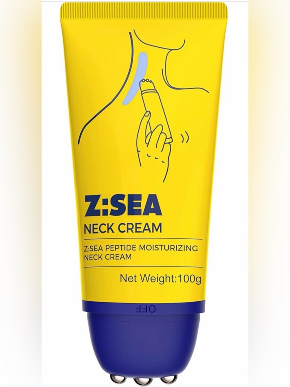 NIB Z:SEA Neck Firming Cream with Roller